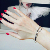 Bratara cu diamant pe snur colorat