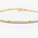 Bratara din aur cu diamante de 0.60 ct