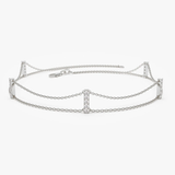 Bratara din aur cu diamante de 0.15 ct