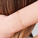 Bratara din aur cu diamante de 0.15 ct