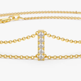 Bratara din aur cu diamante de 0.15 ct