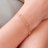 Bratara din aur cu diamante de 0.15 ct