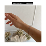 Bratara stil tennis din aur cu diamante de 0.70 ct