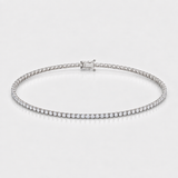 Bratara tennis din aur cu diamante de 0.80 ct