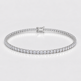 Bratara tennis din aur cu diamante naturale de 3.00 ct