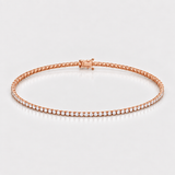 Bratara tennis din aur cu diamante de 0.80 ct