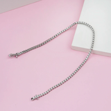 Bratara tennis din aur cu diamante de 1.12 ct H/I