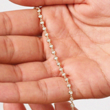 Bratara stil tennis din aur cu diamante de 0.70 ct