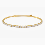 Bratara tennis din aur cu diamante naturale de 3.00 ct