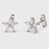 Cercei cu diamante - Fleur Marquise