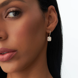 Cercei din aur cu diamante de 0.98 ct