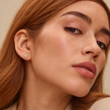 Cercei cu diamante naturale HALO DIAMONDS