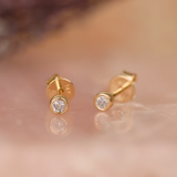 Cercei cu diamante naturale - My First Diamond