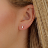 Cercei cu diamante naturale - My First Diamond