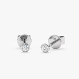 Cercei cu diamante naturale - My First Diamond