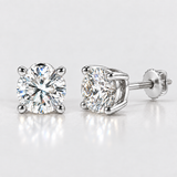 Cercei cu diamante naturale - Sparkle Studs