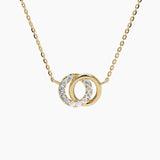 Colier cu diamante naturale - Harmony Circles