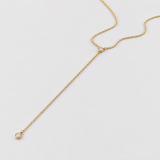 Colier cu diamante naturale - Lariat Necklace