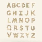 Colier din aur cu litera si diamante - My Initial Glow