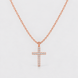 Colier cu diamante naturale - My First Diamond Cross