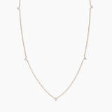 Colier cu diamante naturale - Floating Diamonds