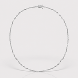Colier tennis din aur cu diamante de 3.4 ct