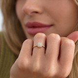 Inel de logodna cu diamante naturale - Love Dream