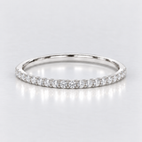 Inel din aur cu diamante naturale Half Eternity 0.18 ct.