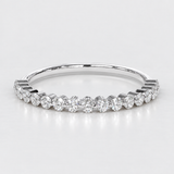 Inel din aur cu diamante Half-Eternity Round