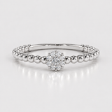 Inel cu diamante naturale - Diamond Floral Daisy