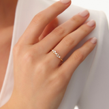 Inel din aur cu diamante de 0.21 ct