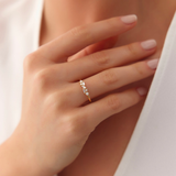 Inel din aur cu diamante de 0.21 ct