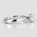 Inel cu diamant natural solitaire - Tiffany style