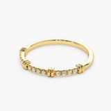 Inel din aur cu diamante de 0.12 ct