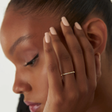 Inel din aur cu diamante de 0.12 ct