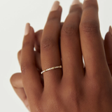 Inel din aur cu diamante de 0.12 ct