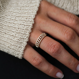 Inel din aur cu diamante model ROYAL