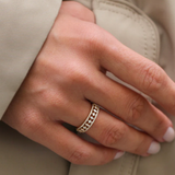 Inel din aur cu diamante model ROYAL