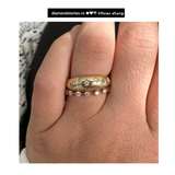 Inel din aur cu diamante de 0.11 ct model DOME RING