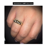 Inel din aur cu diamante de 0.11 ct model DOME RING