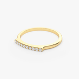 Inel din aur cu zece diamante