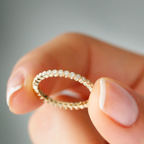 Inel din aur cu diamante Eternity de 0.35 ct