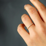 Inel din aur cu diamante Eternity de 0.35 ct