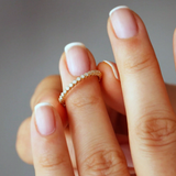 Inel din aur cu diamante Eternity de 0.35 ct