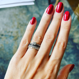 Inel din aur cu diamante Eternity de 0.35 ct