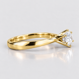 Inel cu diamant natural solitaire - Tiffany style