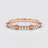 Inel cu diamante naturale - Diamond Line Accent