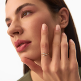 Inel din aur cu diamante de 0.24 ct