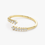 Inel din aur cu diamante de 0.24 ct