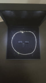 Colier tennis din aur cu diamante de 3.4 ct